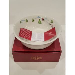 Lenox Profile Snow Day Large Serving Bowl